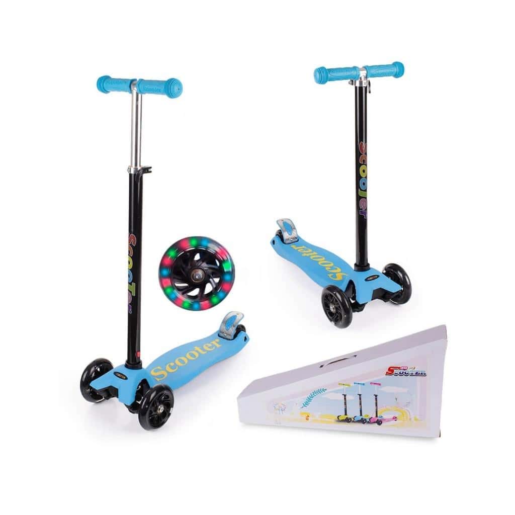 Three-wheeled balance scooter adjustable LED - ideal for a gift