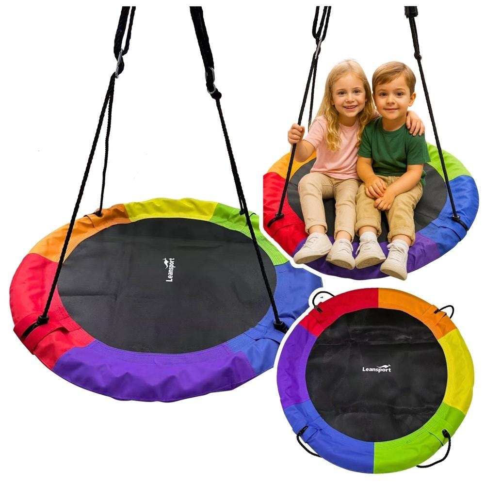 Garden swing bird's nest colorful 100 cm - perfect for outdoor fun