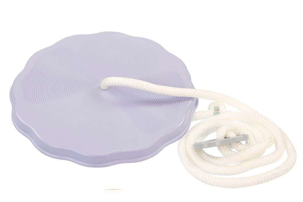 Round swing pastel purple - perfect for outdoor play