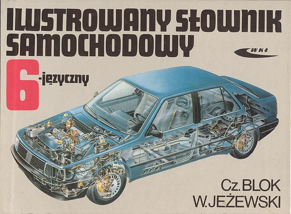 WKŁ Illustrated automotive dictionary 6-language - perfect for every car enthusiast