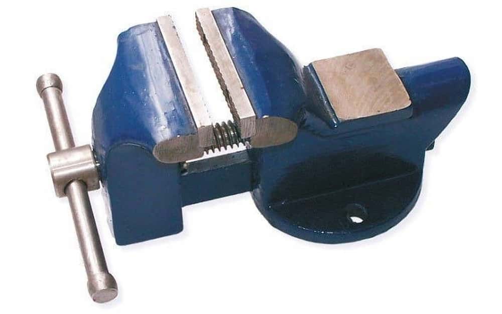 Vice 125mm - Solid workshop bench vice with anvil