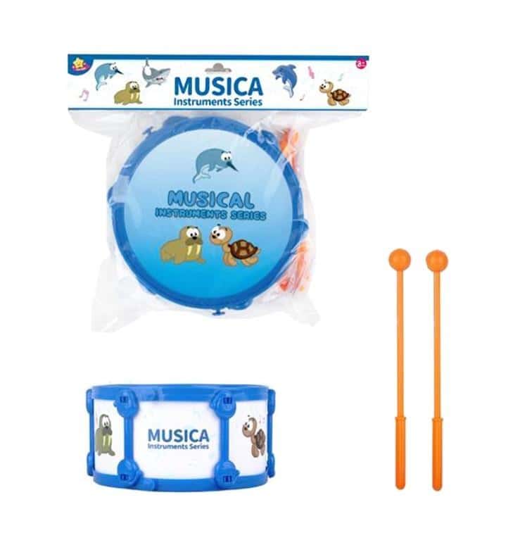Musical drum for children with marine motif - perfect gift