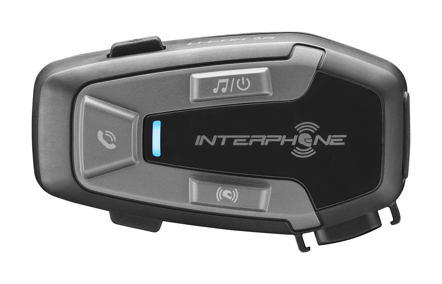 Interphone U-COM 6R - Motorcycle intercom for one helmet