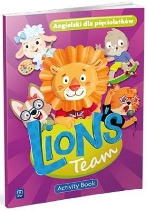 Lion's Team Activity Book - Activity Book for five-year-olds