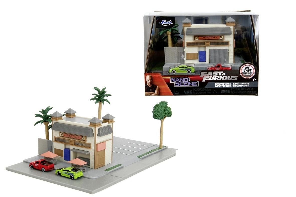 Jada Diorama Toretto's Cafe - Fast & Furious - Recreate movie scenes!