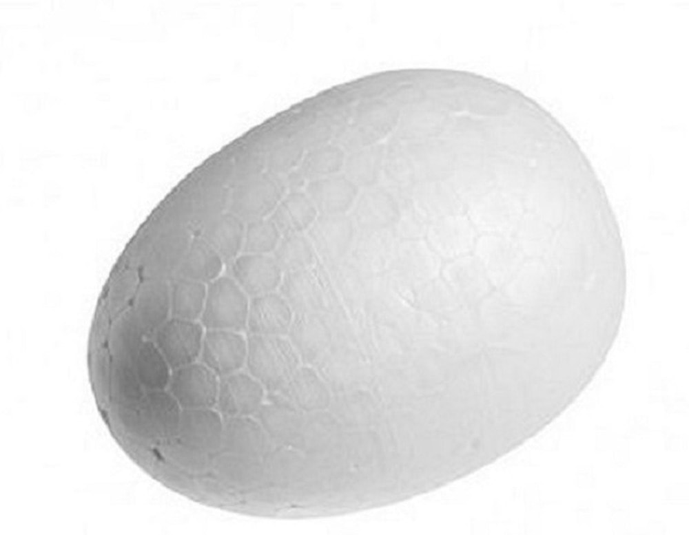 Styrofoam eggs 12 cm 4 pieces - perfect for Easter decorations
