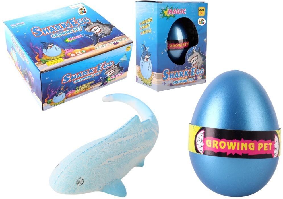 Egg with growing shark - educational toy for children