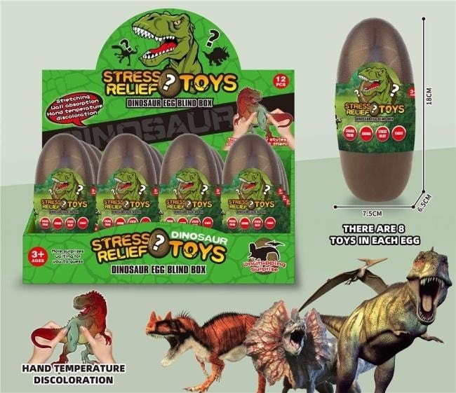 Dinosaur egg color changing MIX - surprise for every child
