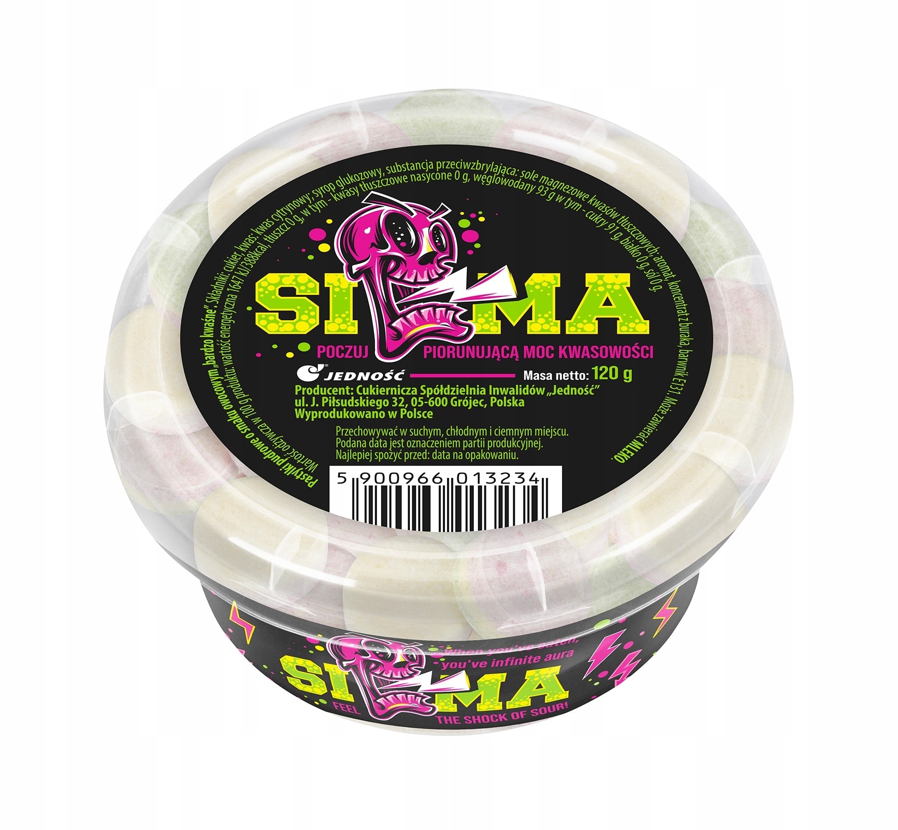 JED Sour Powder Pastilles - a burst of flavor in every pastille