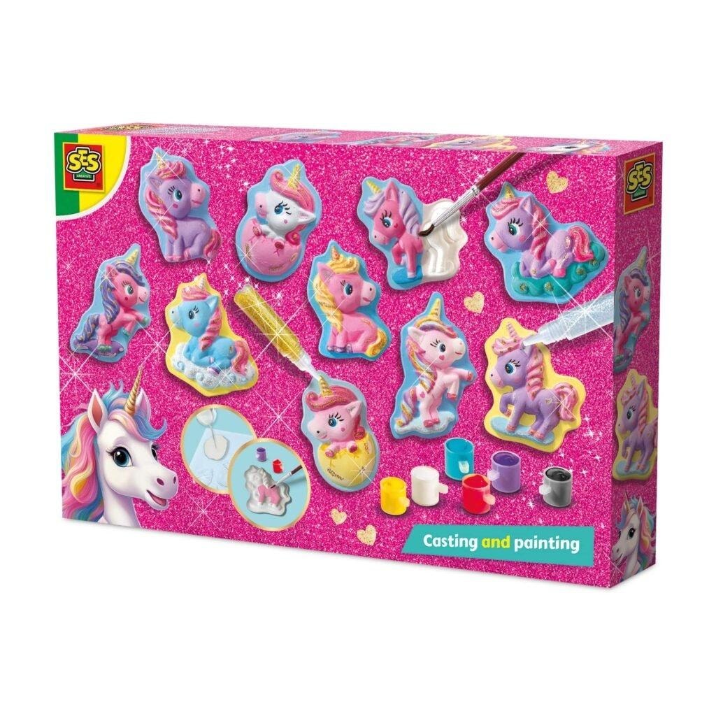 Creative set: Casting and painting unicorns - create your own figurines!