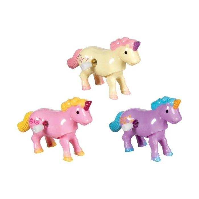 Goki Wind-up Unicorn Toy - Color Mix
