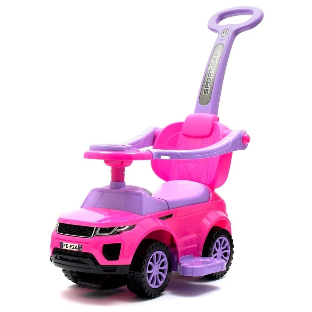 Baby Mix Children's Ride-on Toy 3 in 1 with Sound - Pink Playmate