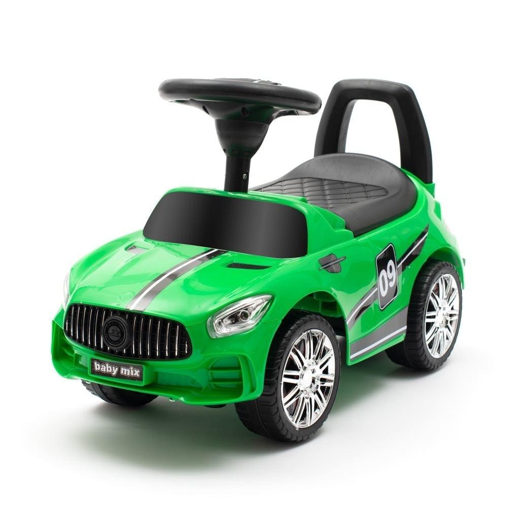 Racer children's ride-on green - toy with sound panel