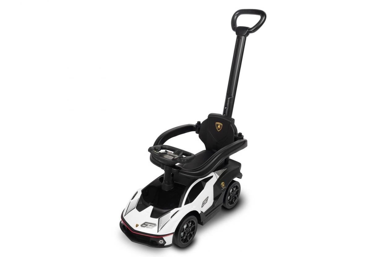 Lamborghini Essenza Ride-on car white - sporty design for the little ones