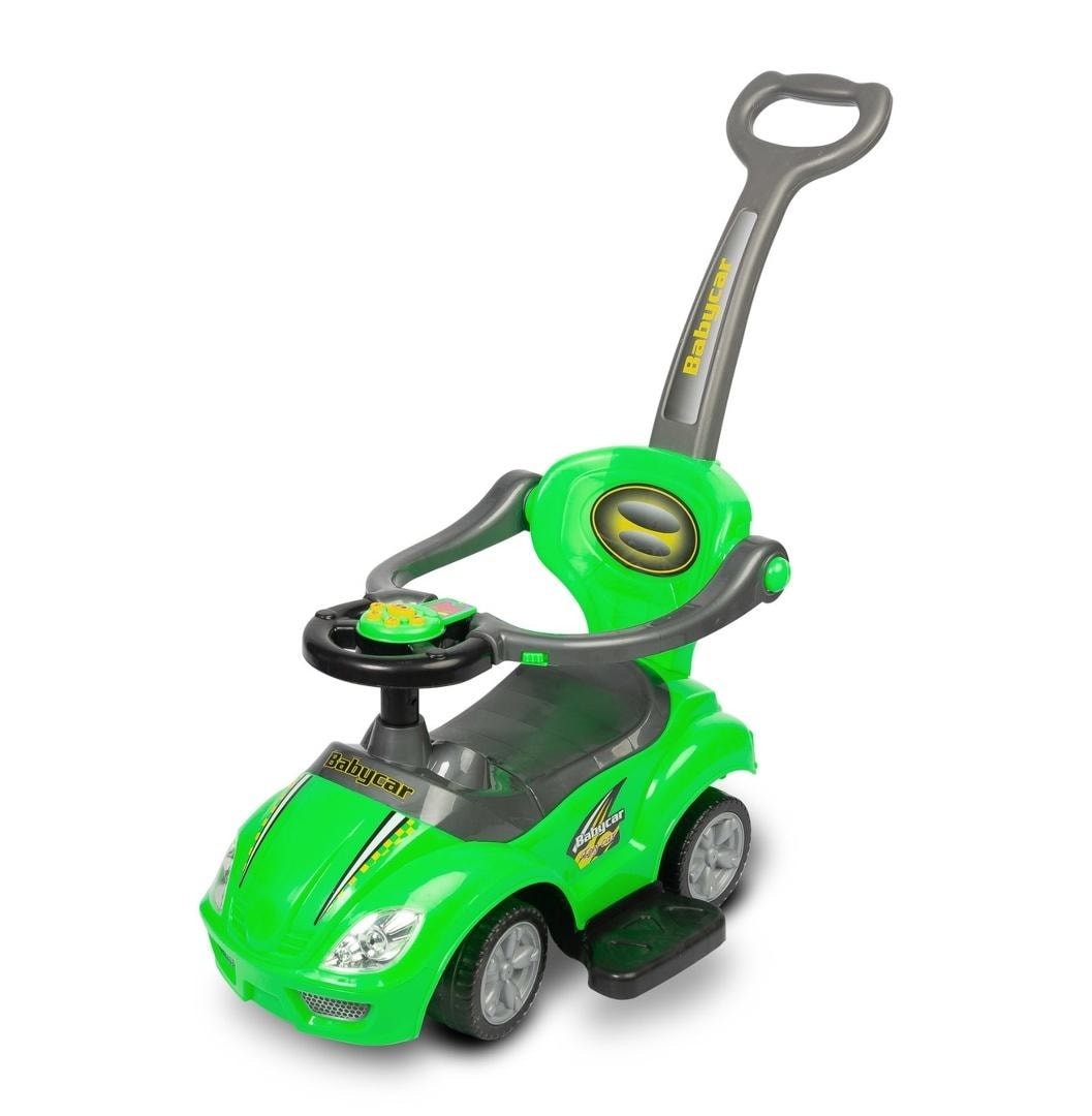 Race Car 2in1 Ride-on with Sound - green racer for little drivers!