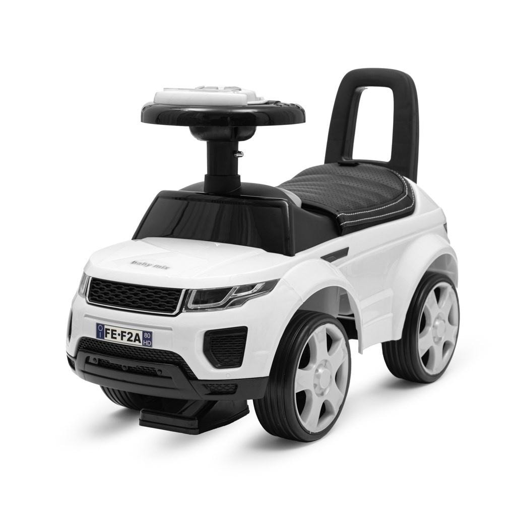 Baby Mix Prime SUV ride-on car eco-leather white - perfect gift for toddlers