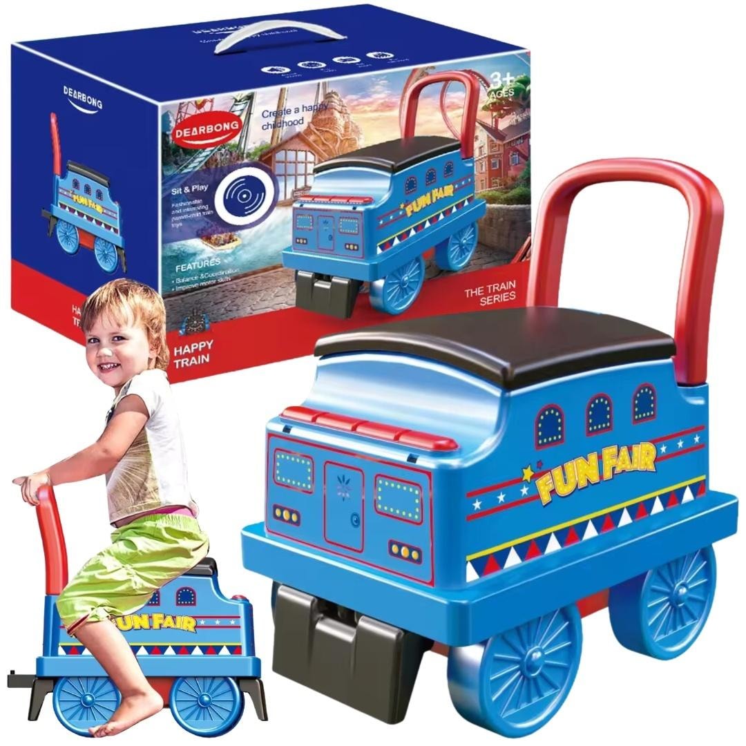 Ride-on Wagon blue - locomotive for kids