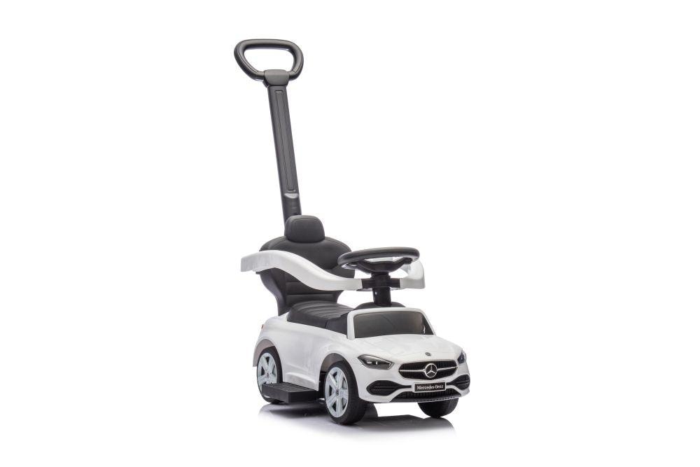 Mercedes 3in1 push car ride-on white - luxury for your child