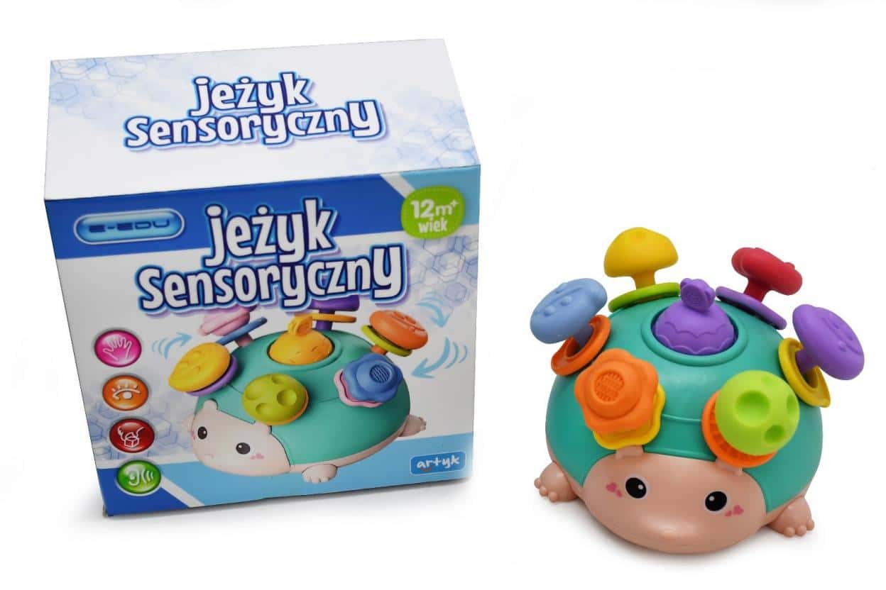 Blue sensory hedgehog - perfect companion for your child