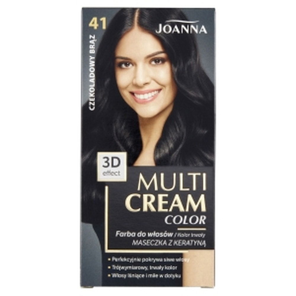 Joanna Multi-coloring Hair Foam 41 Chocolate Brown - quick color change