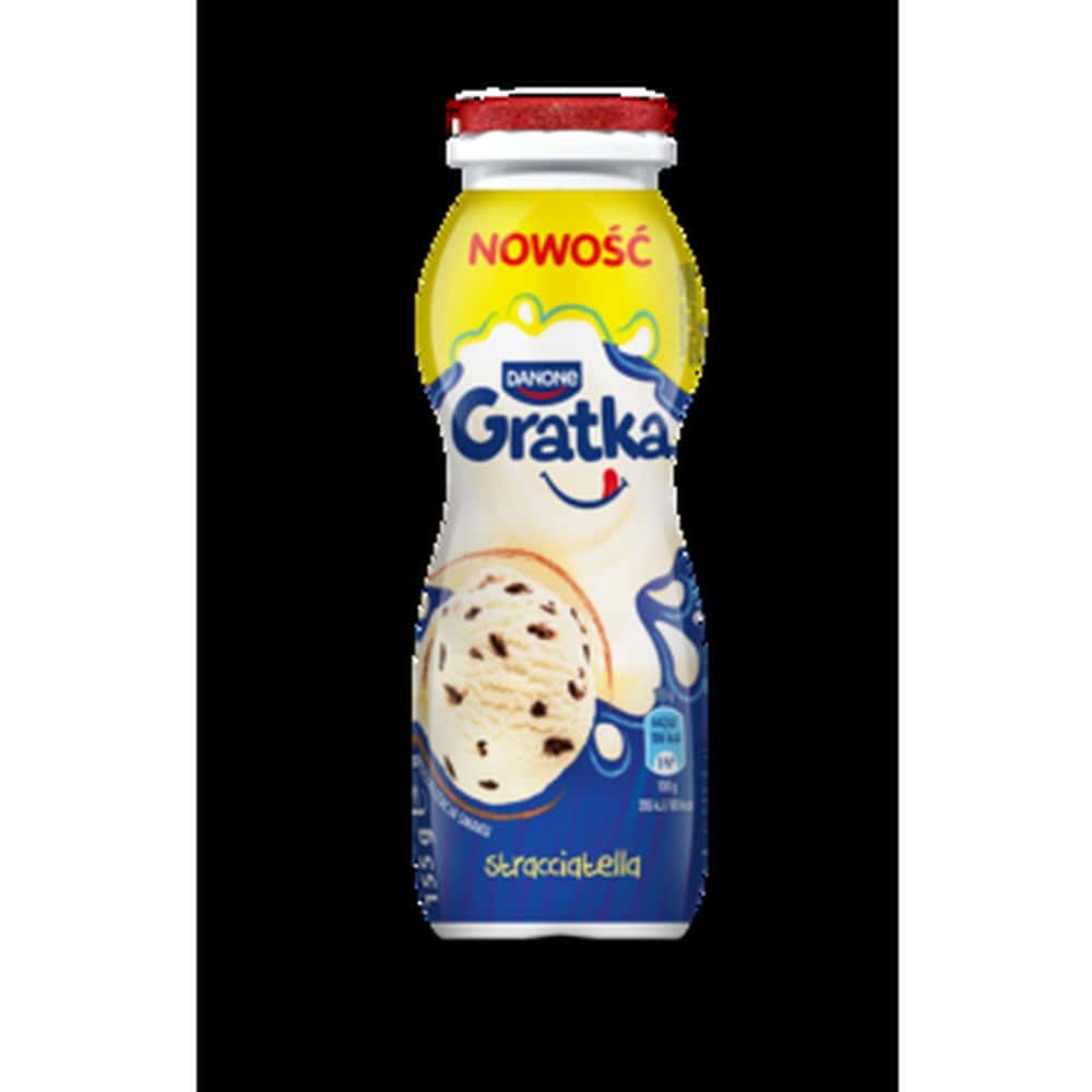 Danone Gratka - Drinking Yogurt Stracciatella 155g - perfect for a quick snack