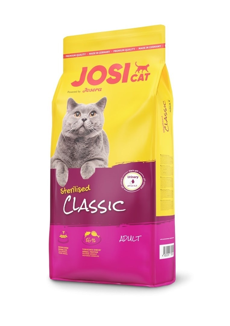 Josera JosiCat Classic Sterilised - Cat food for sterilised cats 10 kg