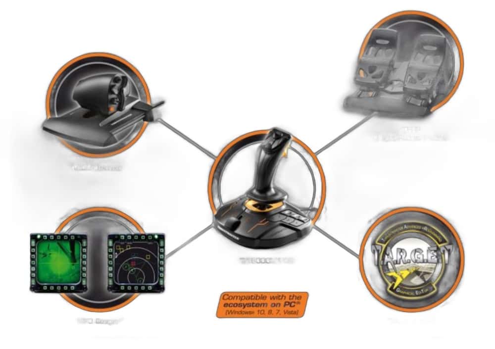 Thrustmaster T16000M Flight Pack - Joystick for demanding pilots