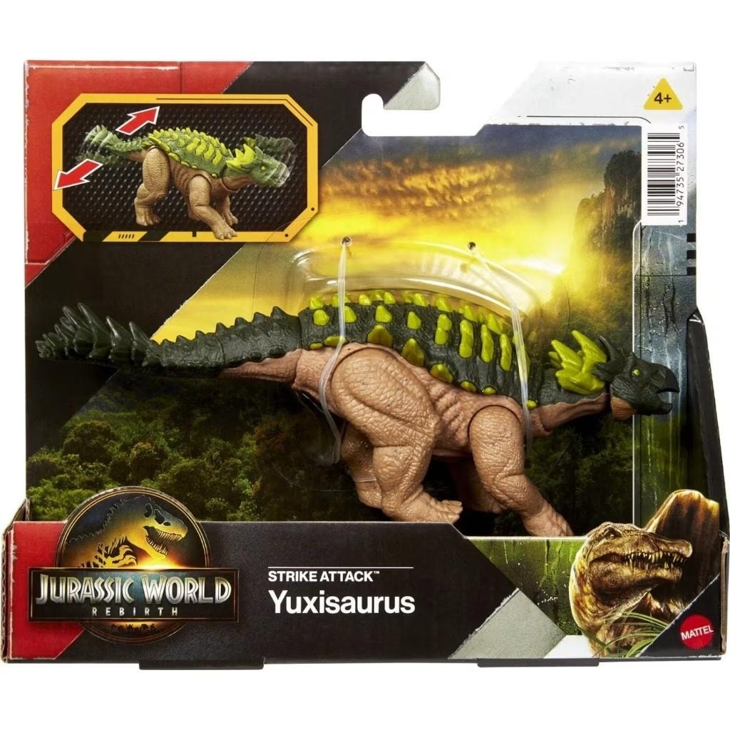 Jurassic World Strike Attack Yuxisaurus Figure - Adventure awaits!