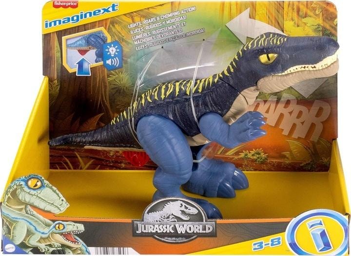 Jurassic World Imaginext Growl&Glow Baryonyx - Dinosaur Figure with Effects