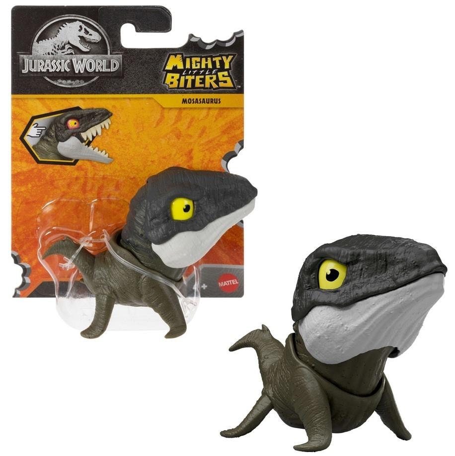 Mattel Jurassic World Mighty Little Biter - Small Dinosaur for Fans