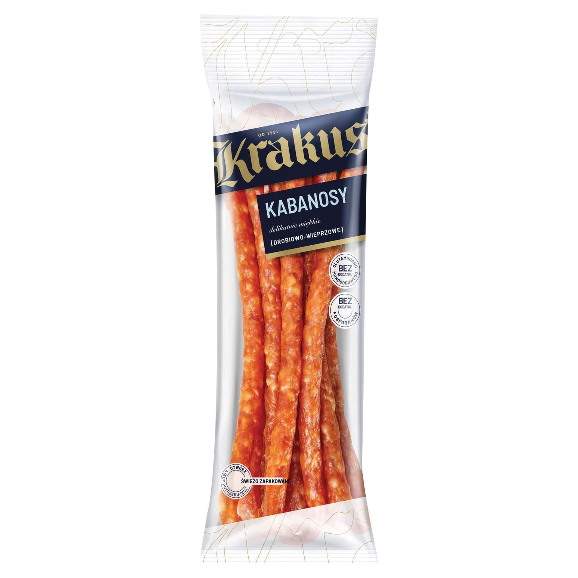 Drobimex Poultry and Pork Kabanos - perfect snack for any occasion