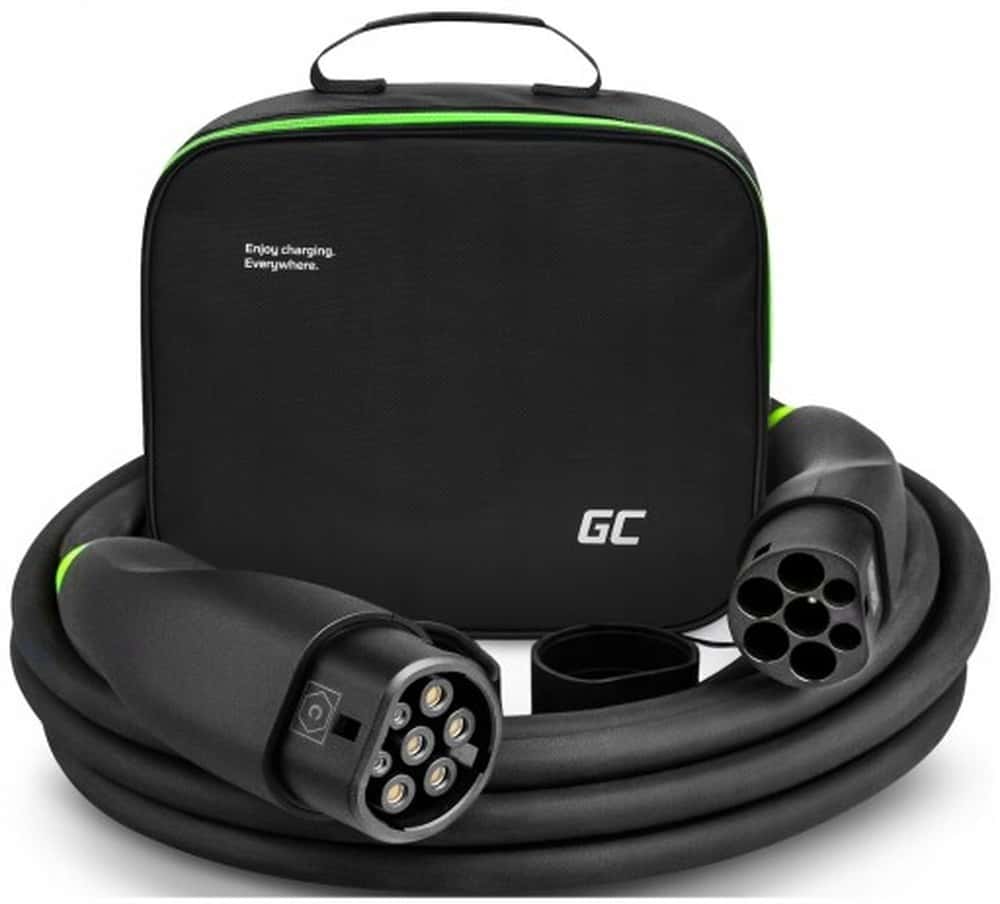 Green Cell GC Snap Type 2 - 11kW 7m Charging Cable for Electric Vehicles