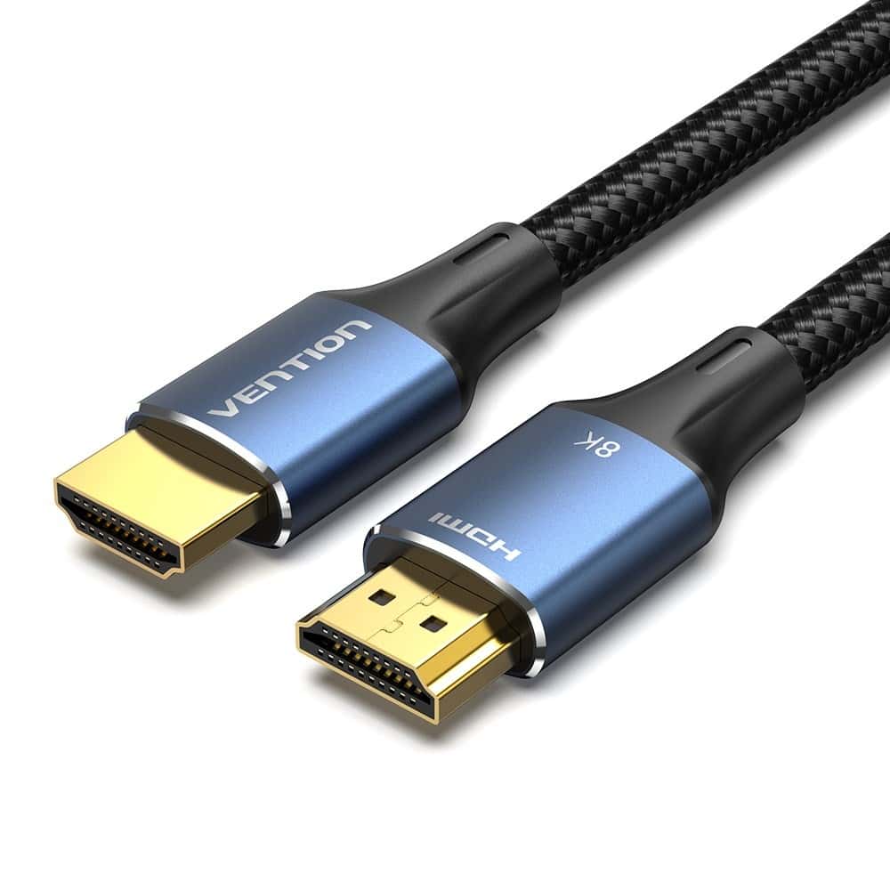 Vention HDMI Cable 8K Ultra HD 48Gbps Braided 2m - ideal for gaming and movies