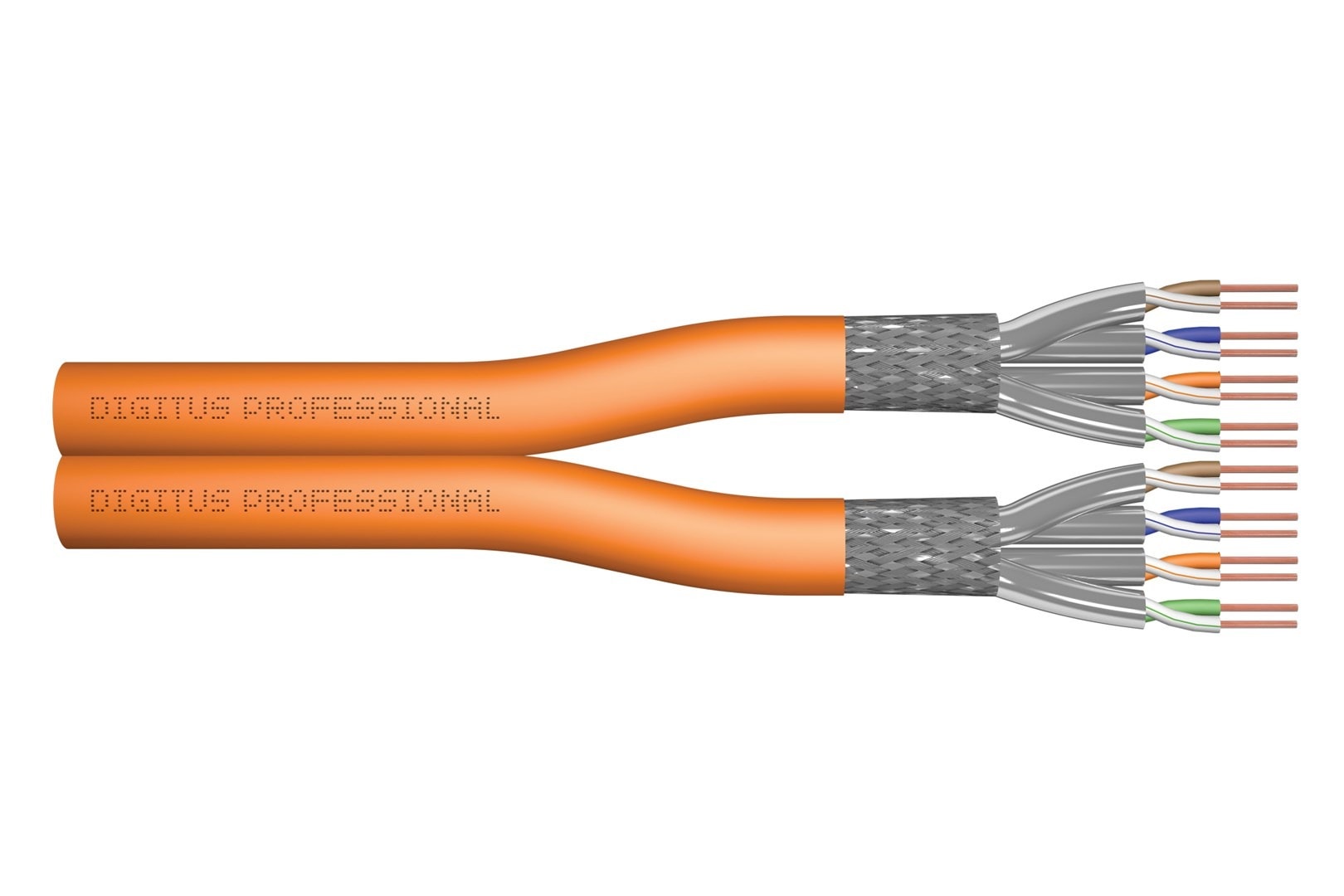 DIGITUS Duplex Installation Cable Cat.7 - Reliable connection for your network