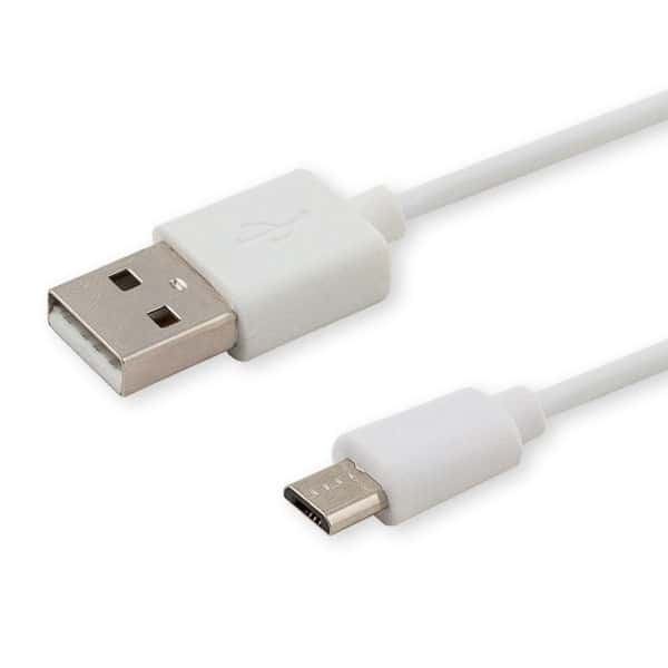 SAVIO CL-123 Micro USB - USB 2.0 Cable, 1m, white - reliable connection
