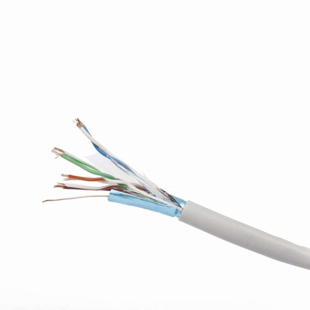 GEMBIRD Network cable F/FTP 100m grey Cat. 5e - reliable connection