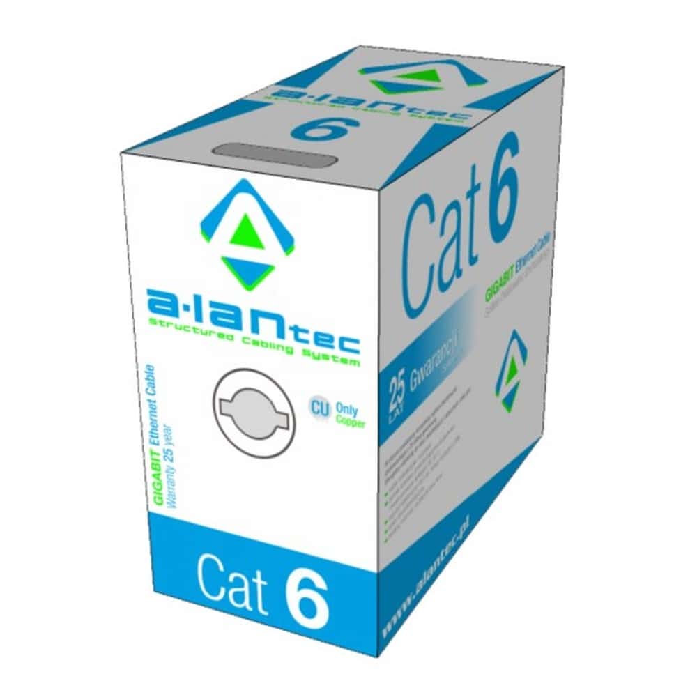 Alantec Network Cable Stranded U/UTP Cat.6 PVC Eca 305m - reliable connection