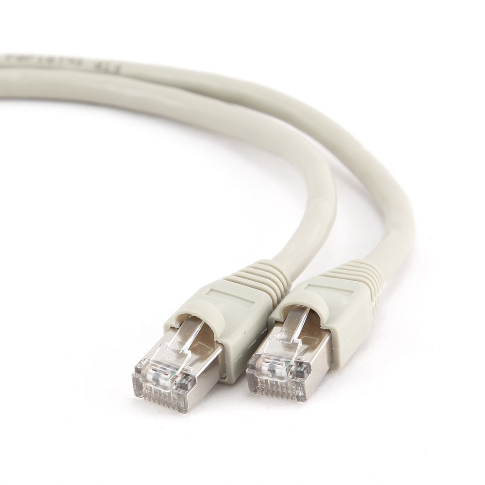 GEMBIRD UTP Cable Cat. 6 PP6U-5M (RJ45 - RJ45, 5m, grey) - reliable connection