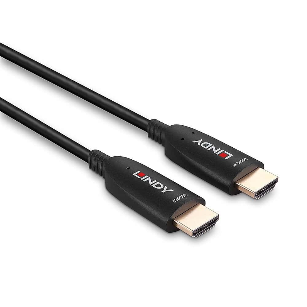 Lindy 40m Hybrid Fiber Optic HDMI Cable 8K60 - the future of data transmission