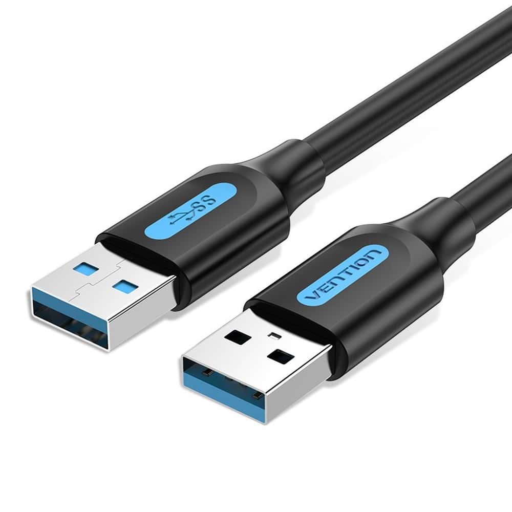 Vention USB-A to USB-A Cable 0.5m black - reliable connection