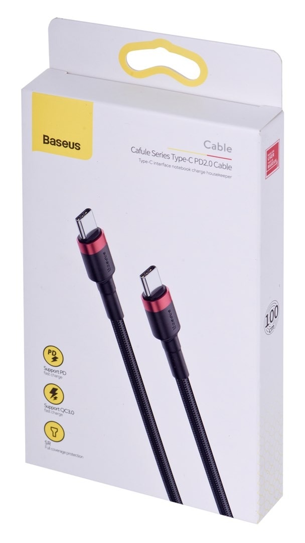 Baseus Cafule - USB-C to USB-C Cable 60W 1m - fast charging