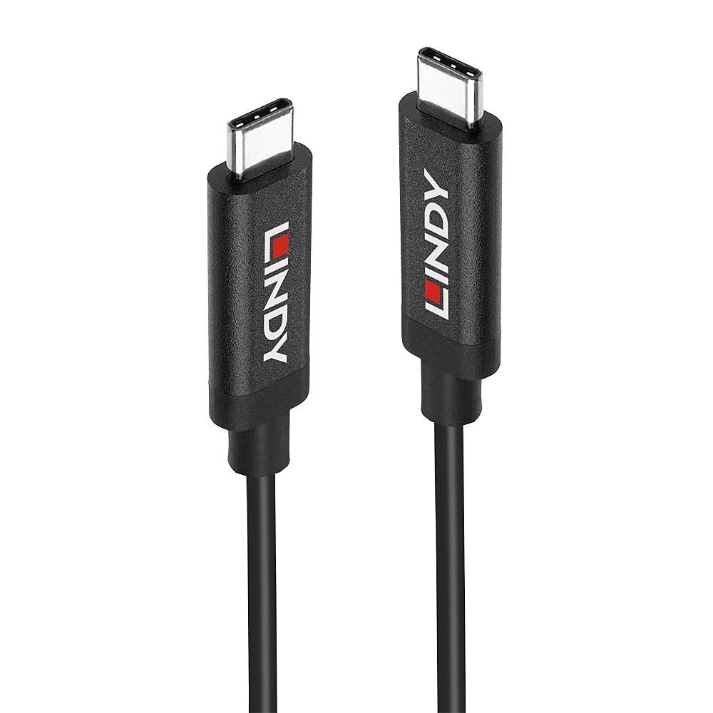 Lindy 43308 USB cable USB 3.2 Gen 2 (3.1 Gen 2) 5 m USB C Black - reliable connection