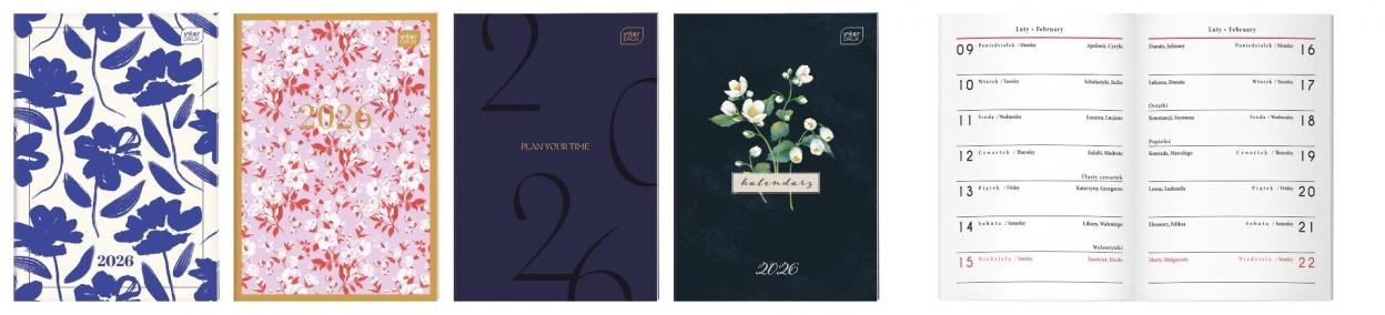 Calendar 2026 A5 64 pages Hybrid mix - ideal for planning