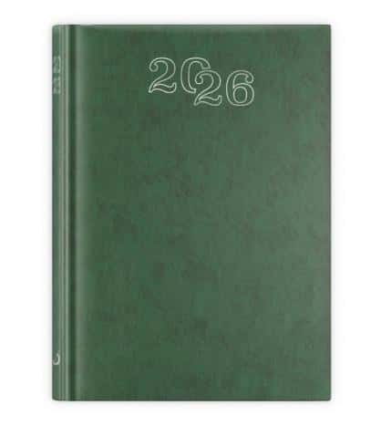 Edycja Świętego Pawła Calendar 2026 A5 daily Standard green - perfect for planning