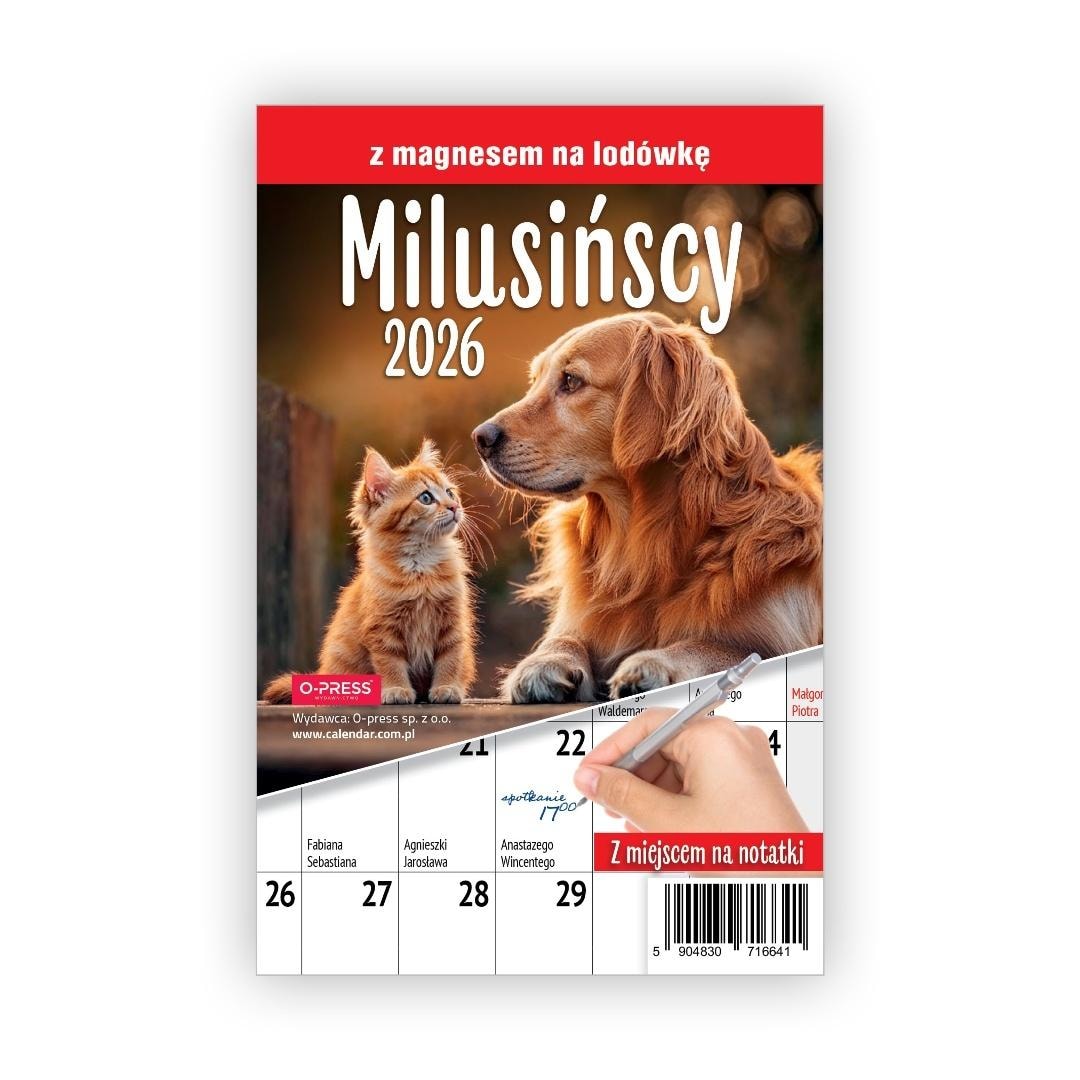 Calendar 2026 A5 monthly for refrigerator - ideal for planning