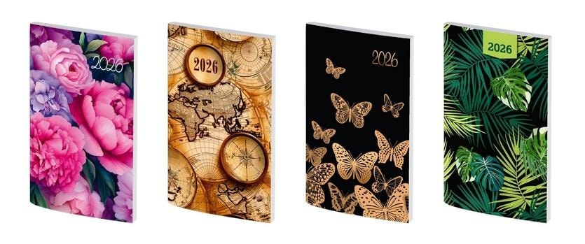 Calendar 2026 A6 Weekly Calendar PVC MIX - Organize your time!