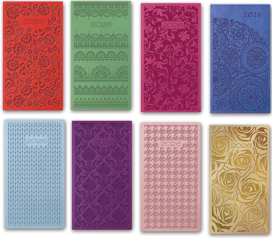 Calendar 2026 A6 Weekly Vivella Relief MIX - perfect for planning