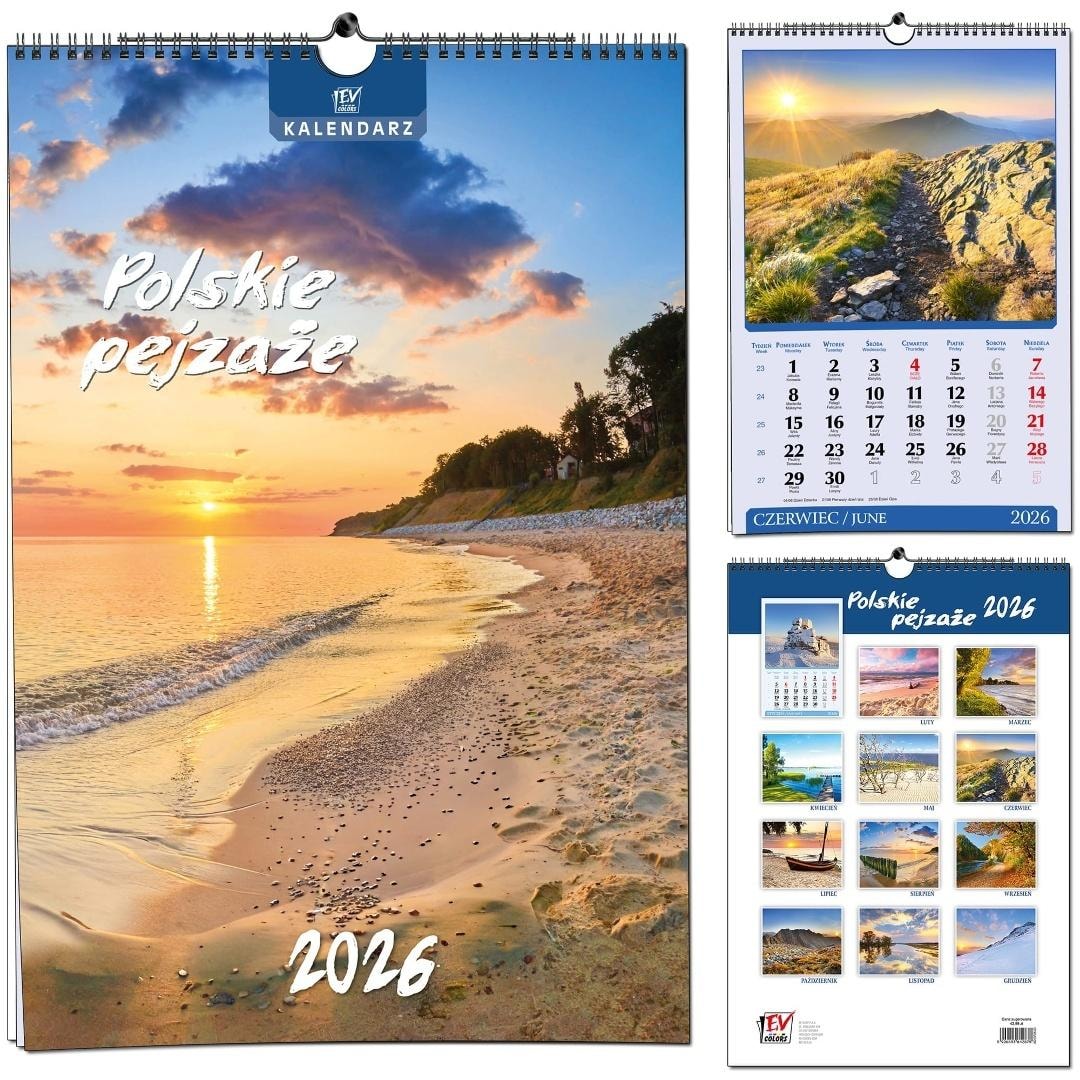 EV-Corp Calendar 2026 B3 - Polish Landscapes - Perfect for planning