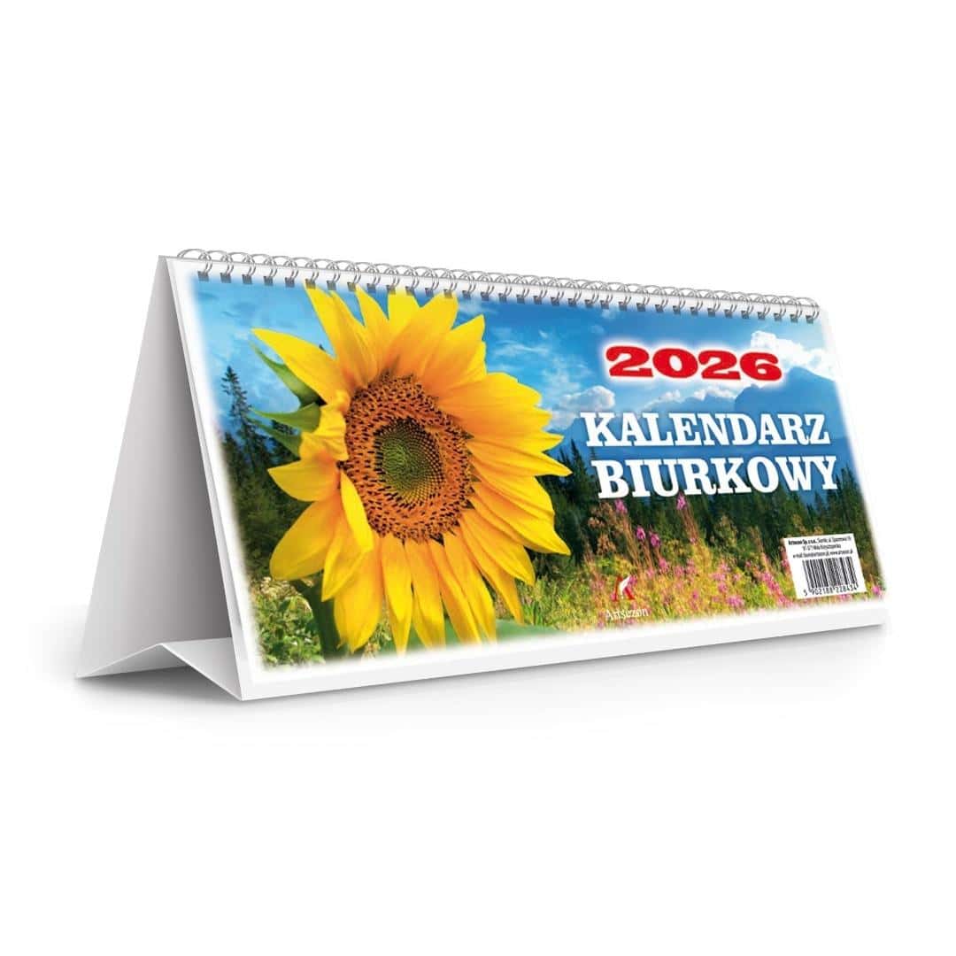 Desk calendar standing 24 x 11 cm - ideal for planning