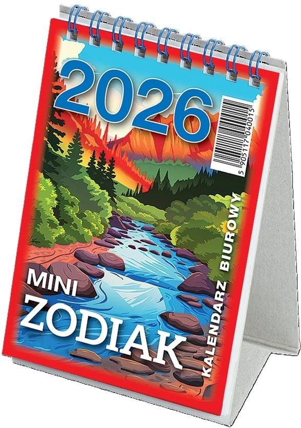Calendar 2026 office Mini Zodiac - ideal for planning